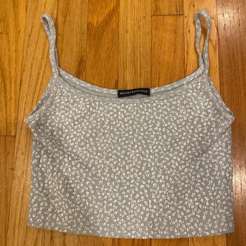 Brandy Melville floral Skylar tank